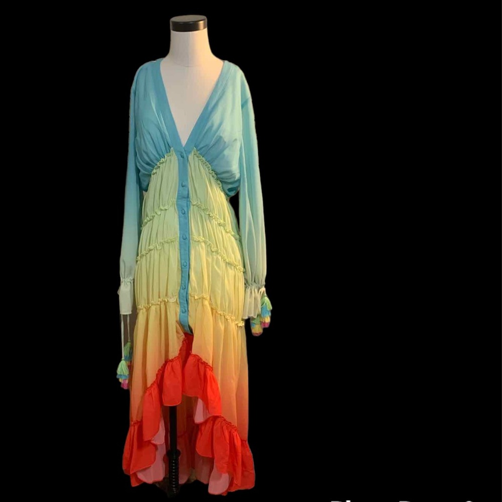 Rainbow Ombre Dress